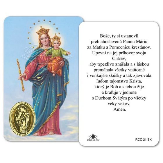 RCC Modlitba Matka Pomocnica kresťanov