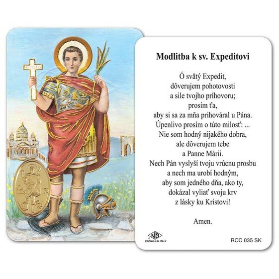 RCC Modlitba k svätému Expeditovi