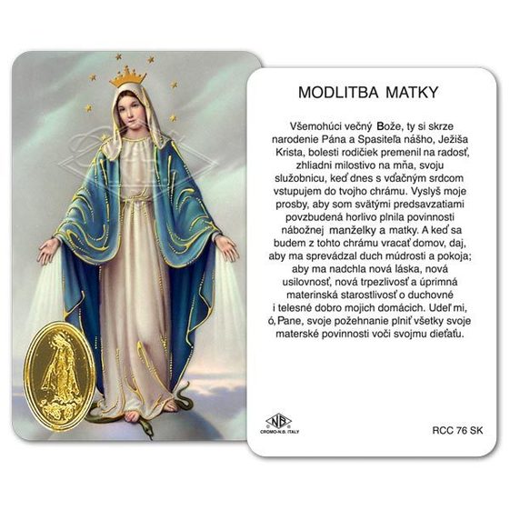 RCC Modlitba matky