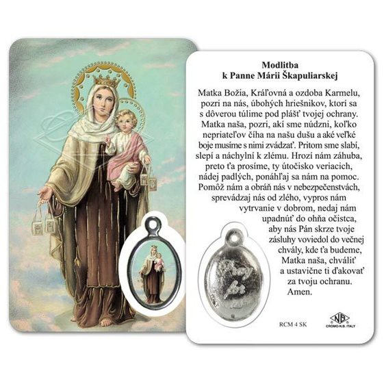 RCM Modtliba k Panne Márií Škapuliarskej
