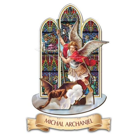 Vitrage Svätý Michal, archaniel