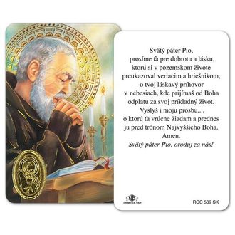 RCC Modlitba Svätý Páter Pio