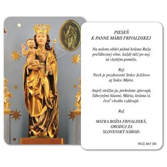 RCC Pieseň k Panne Márií Frivaldskej