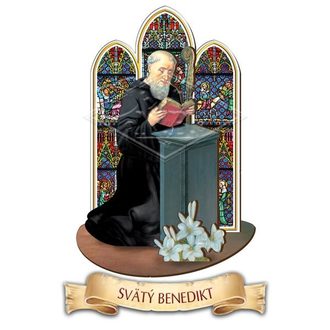 Vitrage Svätý Benedikt