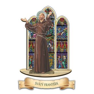 Vitrage Svätý František