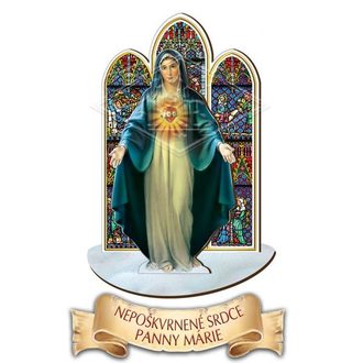 Vitrage Nepoškvrnené srdce Panny Márie
